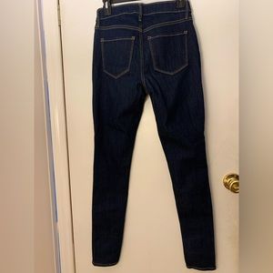 Dark blue jeans